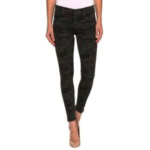 Bad Ass Distressed Skinny Army Pants Studded‎ Pockets and Ruched Hem Size 0 XS
